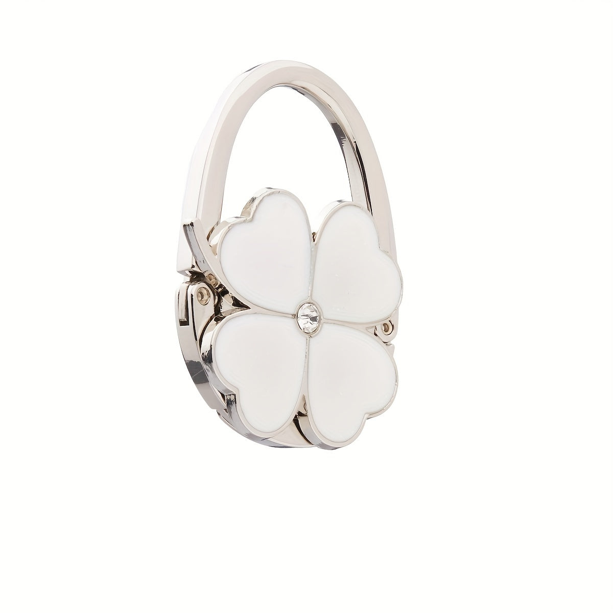 Modischer Handtaschenhaken mit vierblättrigem Kleeblatt, tragbar