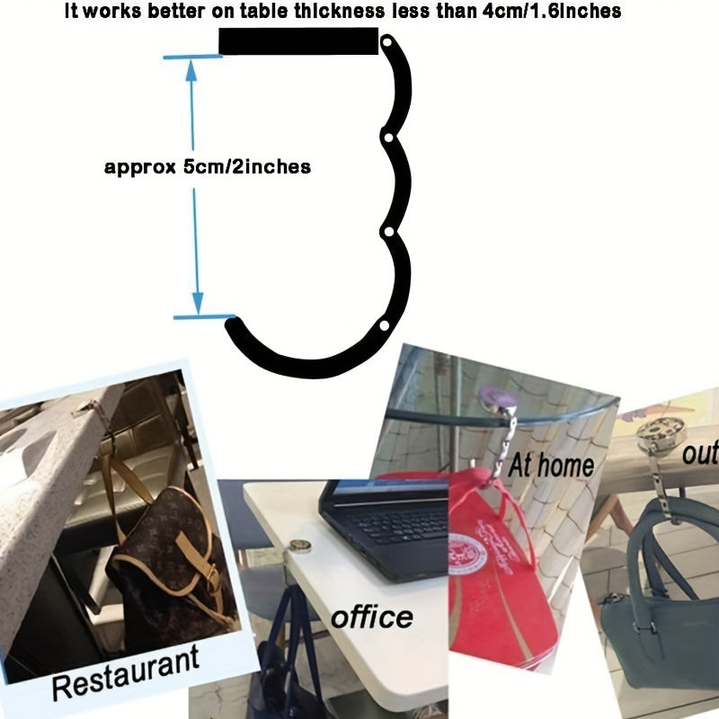 Modischer Handtaschenhaken mit vierblättrigem Kleeblatt, tragbar